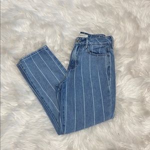 Striped Pacsun mom jeans